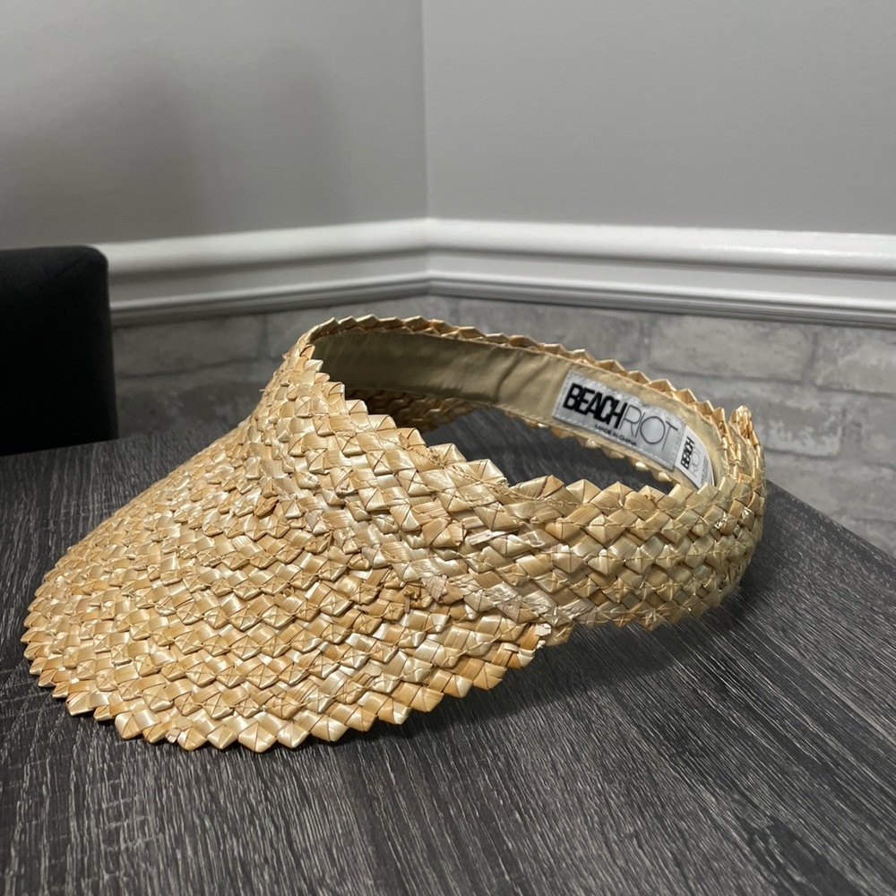 Beach Riot Woven Straw Adjustable Visor - Picture 2 of 8
